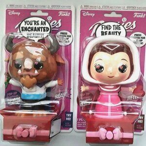 New Funko Popsies Disney Beauty & The Beast Belle & Beast Set